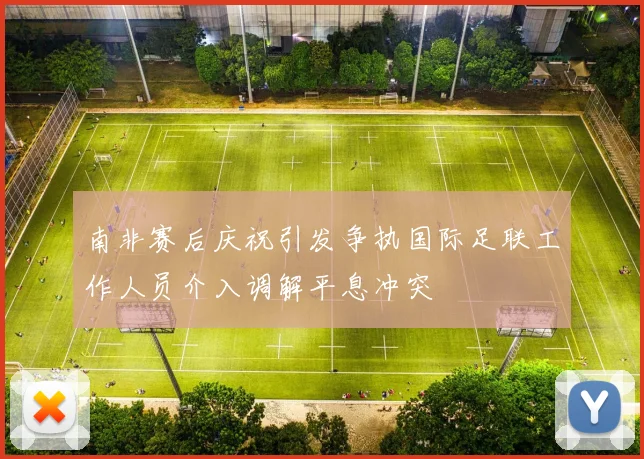 南非赛后庆祝引发争执国际足联工作人员介入调解平息冲突